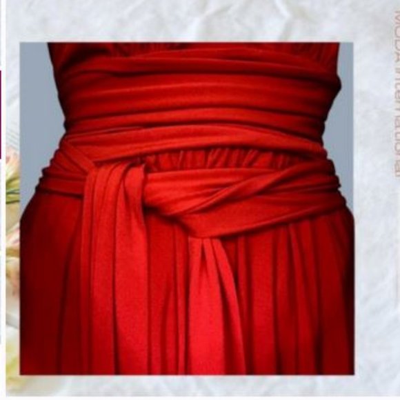 Victoria's Secret (MODA Int'l) Red Marilyn Monroe style Halter Dress Sma… - Picture 9 of 9